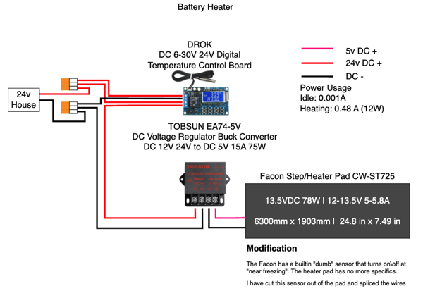 Battery Heater Pad Wiring Diagram